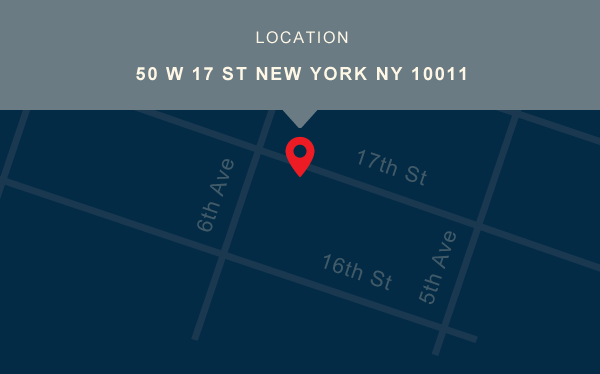 Location 50 W 17 ST NYC 10011
