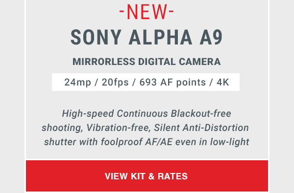 Sony Alpha A9 - View Kit